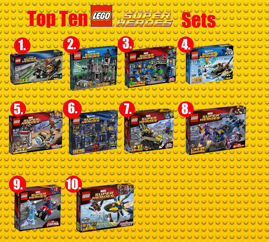 Top Ten Lego Superhelden Sets