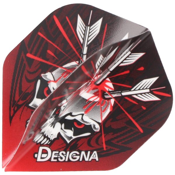 Designa Dartflight Darts in Skull