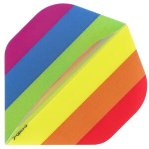Dart Flight mit dem Regenbogen Motiv LGBT