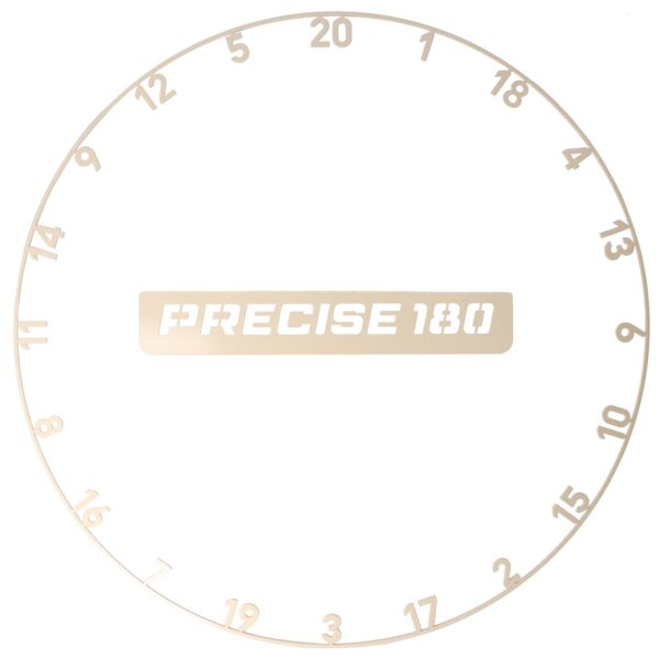 Precise180 Zahlenring OnePiece ivory sisal aus einem Stück