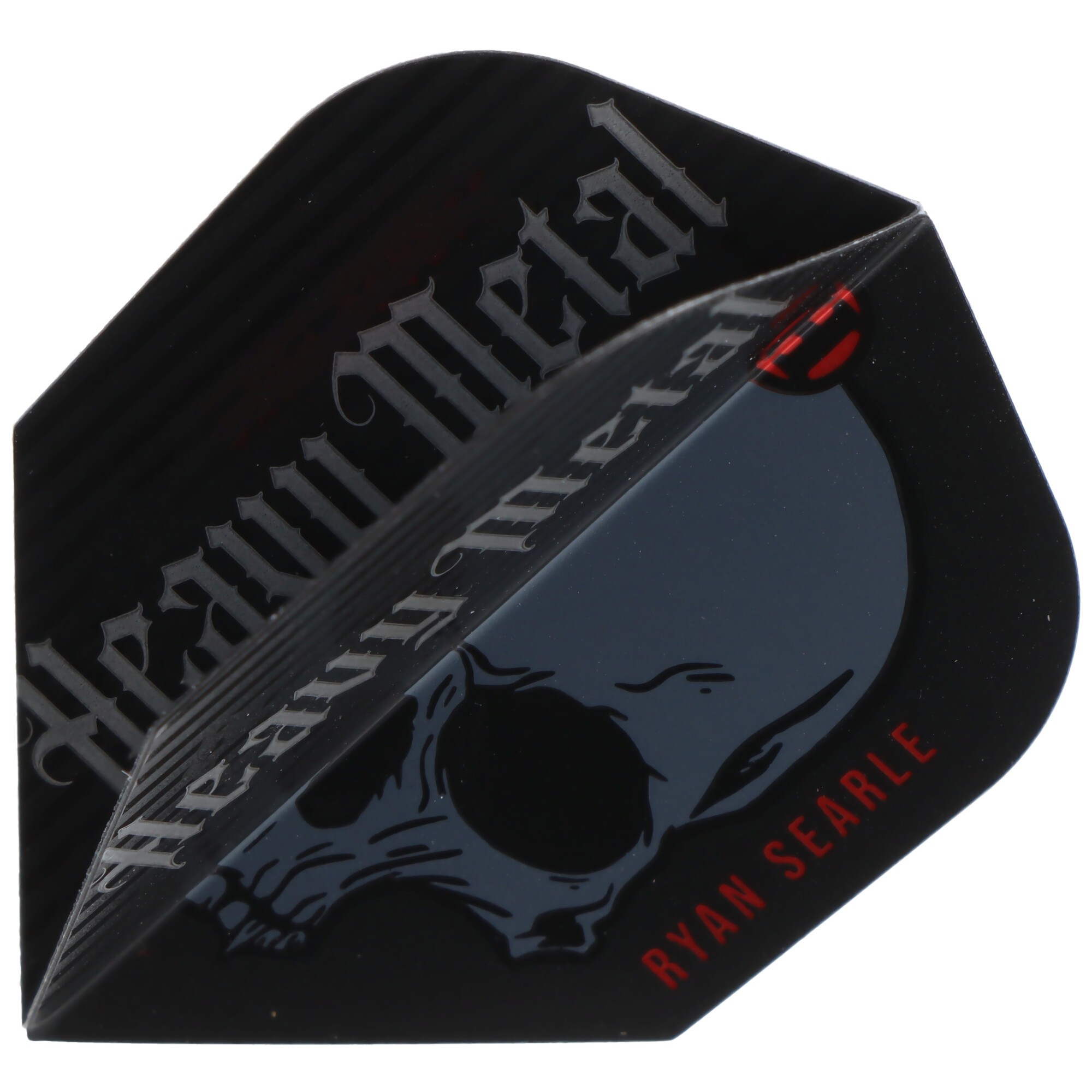 Prime Ryan Searle Flight No.6 Dart Flight, Heavy Metal, schwarz, 3 Stück 1 Prime Ryan Searle Flight No.6 Dart Flight