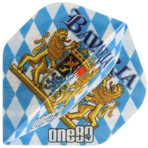 Dart Flights Bayern mit Bavaria Wappen