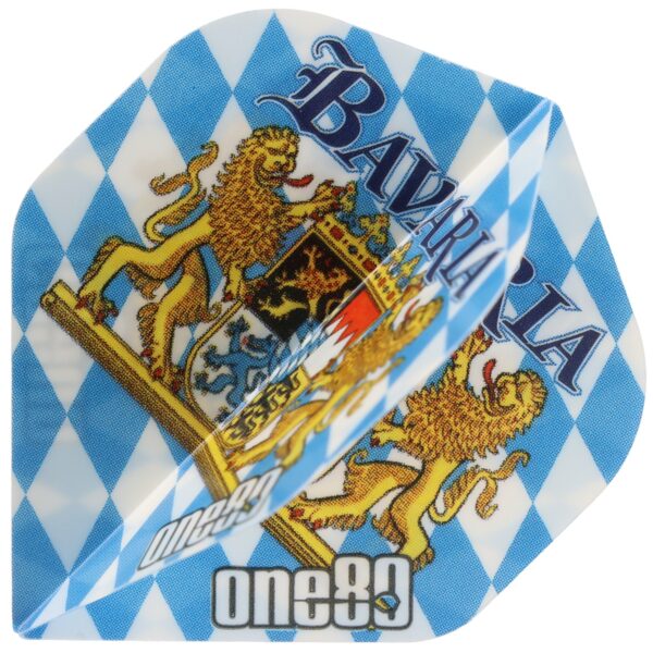 Dart Flights Bayern mit Bavaria Wappen