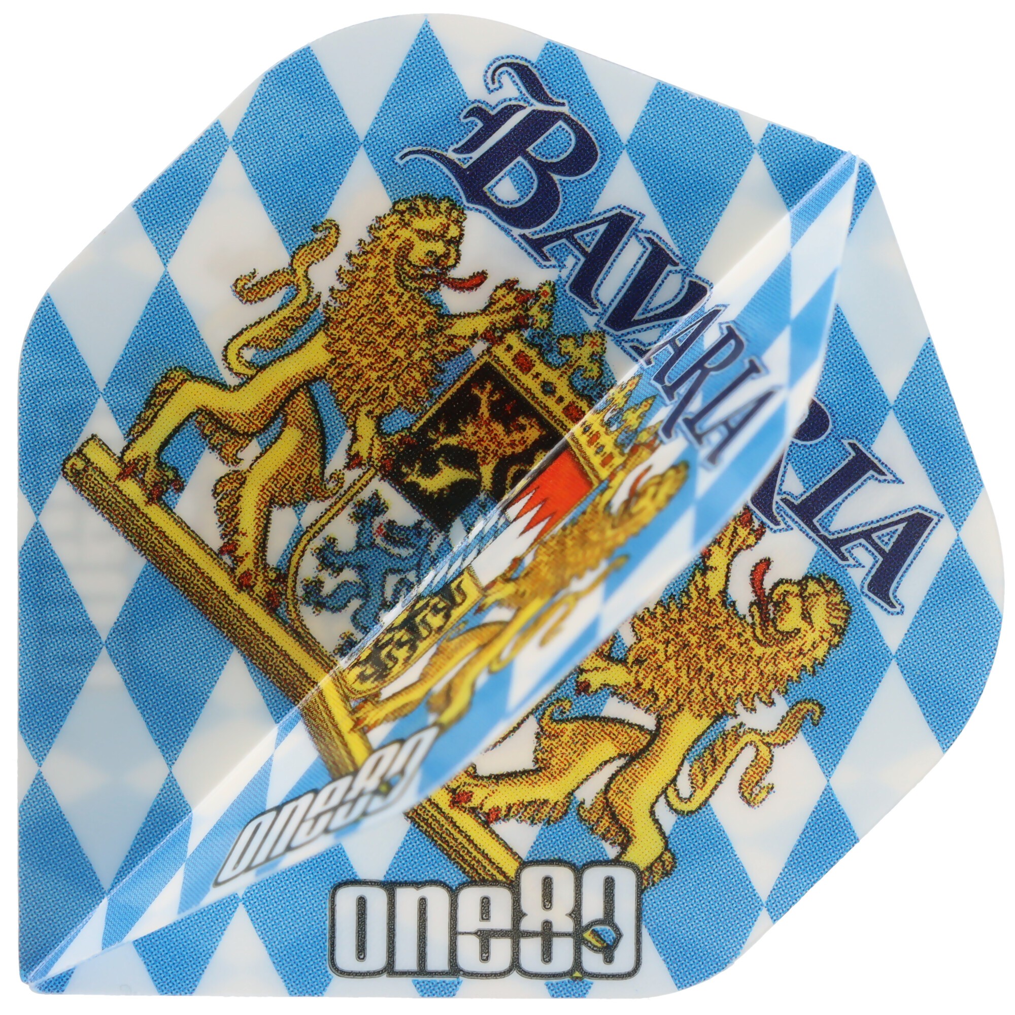 Dart Flights Bayern mit Bavaria Wappen