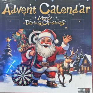Dart Adventskalender 23 Teile mit einfachem Dartboard