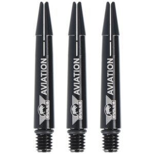 Aluminium Dartshaft Aviation schwarz