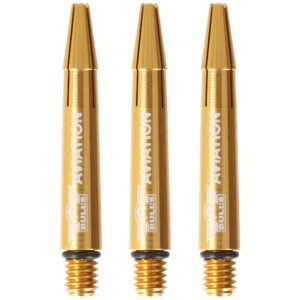 Aluminium Dartshaft Aviation gold